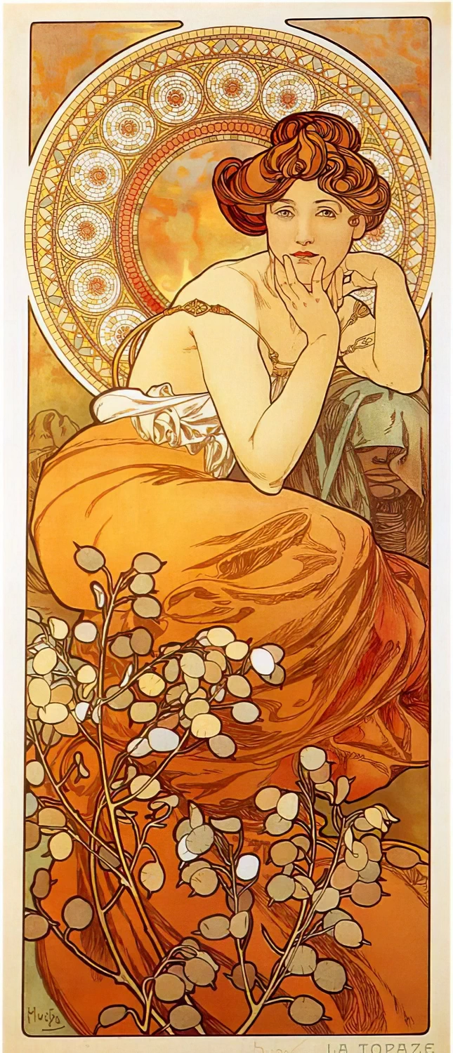 Alfons Mucha - 100, Le pietre preziose 1